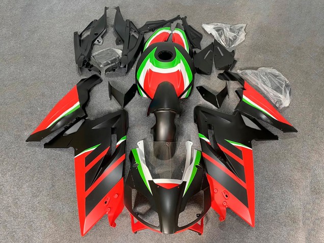 Carenados Moto Aprilia RS125 2006-2011 - Negro Mate Rojo Verde Blanco