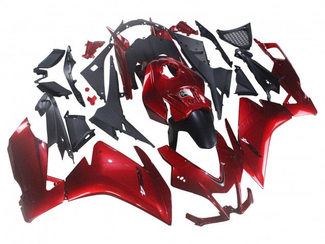 Carenado Moto Aprilia RS4 50 125 2012-2018 - Rojo Negro Mate