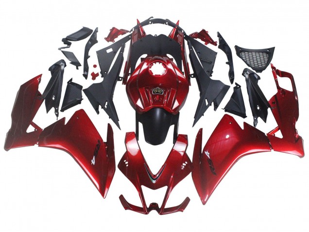 Carenado Moto Aprilia RS4 50 125 2012-2018 - Rojo Negro Mate