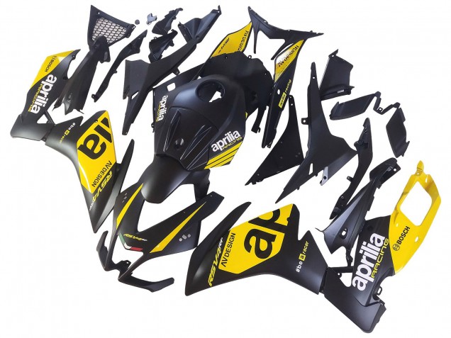 Carenados Moto Aprilia RS4 50 125 2012-2018 - Amarillo Negro Mate