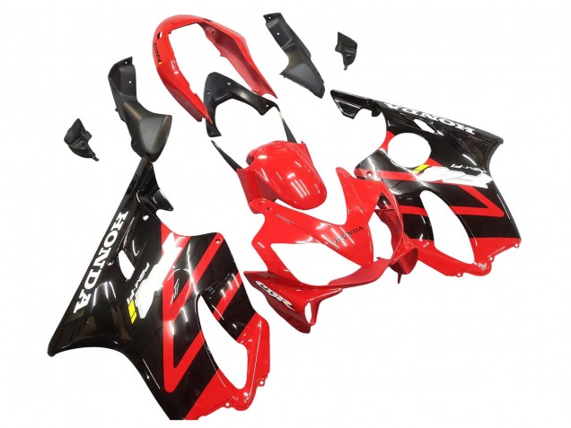 Carenado Moto Honda CBR600 F4i 2004-2007 - Rojo Negro Brillante