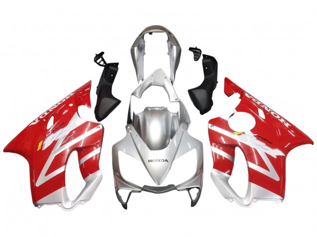 Carenados Moto Honda CBR600 F4i 2004-2007 - Plata Rojo