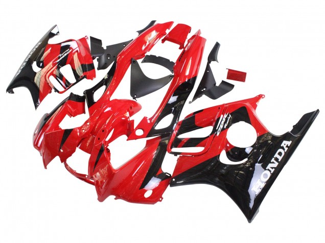 Carenados Moto Honda CBR600 F3 1997-1998 - Rojo Negro Brillante