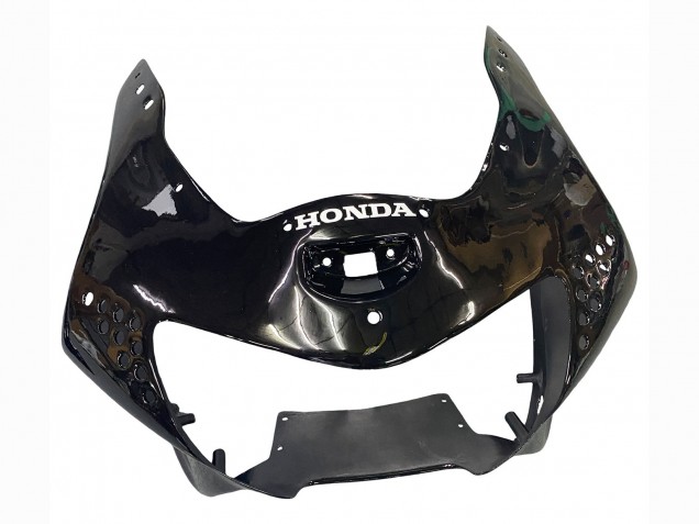 Carenados Moto Honda CBR900RR 919 1998-1999 - Negro Brillante Blanco Calcomanías