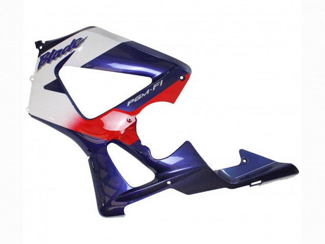 Carenados Moto Honda CBR900RR 929 2000-2001 - Blanco Rojo Azul
