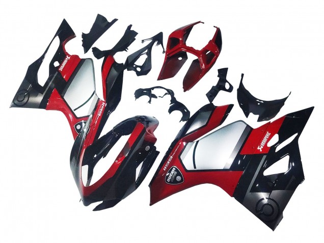Carenados Moto Ducati 1199 2011-2014 - Rojo Plata Negro