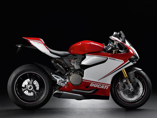 Carenados Moto Ducati 1199 2011-2014 - Blanco Rojo Verde Negro Brillante