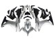 Carenado Moto Honda CBR500R 2013-2015 - Plata Negro Brillante
