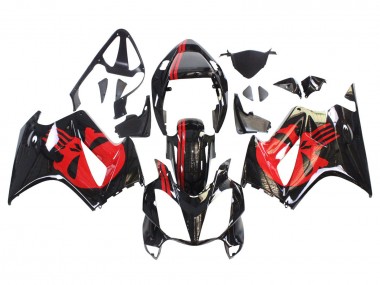 Carenados Moto Honda VFR 800 2002-2013 - Negro Brillante Rojo