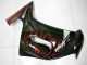 Carenados Moto Kawasaki EX650 2006-2008 - Negro Brillante Rojo Llama