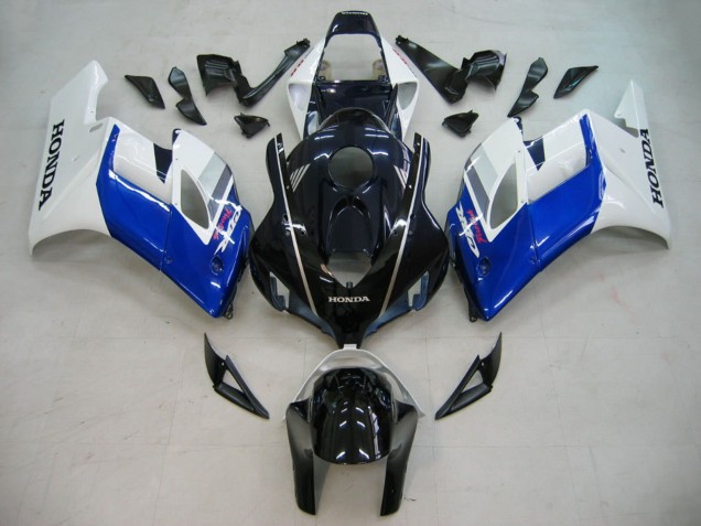Carenados Moto Honda CBR1000RR 2004-2005 - Blanco Azul Negro Brillante Fireblade