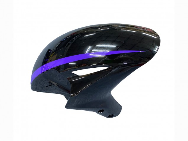 Carenados Moto Honda CBR1000RR 2004-2005 - Negro Brillante Púrpura Raya