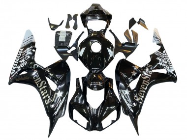 Carenados Moto Honda CBR1000RR 2006-2007 - Negro Brillante Oro SevenStars