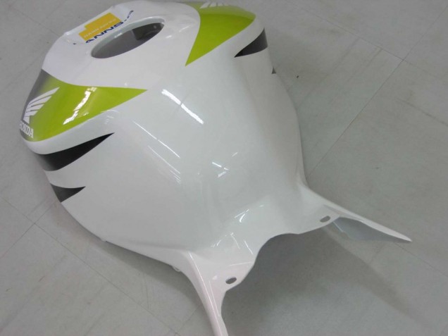 Carenados Moto Honda CBR1000RR 2006-2007 - Blanco Verde Negro Brillante Hannspree 52