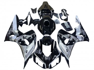 Carenados Moto Honda CBR1000RR 2006-2007 - Plata Negro Brillante Rojo Bull