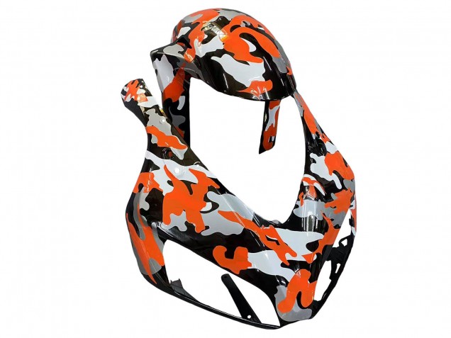 Carenados Moto Honda CBR1000RR 2006-2007 - Negro Naranja Plata Camouflage