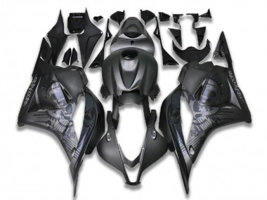 Carenados Moto Honda CBR600RR 2009-2012 - Negro Gris Cráneo