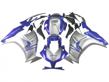 Carenados Moto Honda CBR1000RR 2012-2016 - Plata Azul HRC