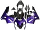 Carenados Moto Honda CBR600RR 2003-2004 - Púrpura Negro Falsificado FibraCarbono