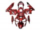Carenados Moto Honda CBR600RR 2003-2004 - Negro Rojo Gris Camouflage