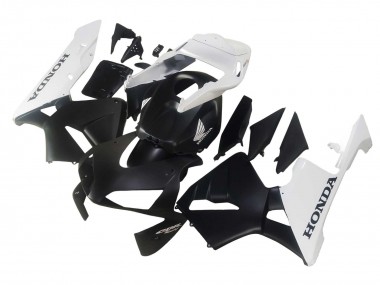 Carenados Moto Honda CBR600RR 2003-2004 - Blanco Negro Mate