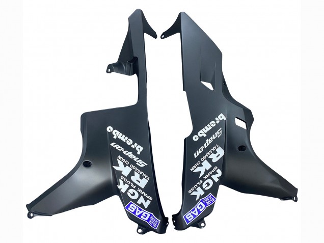 Carenado Moto Honda CBR600RR 2007-2008 - Negro Mate Blanco Repsol