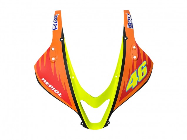 Carenados Moto Honda CBR600RR 2007-2008 - Negro Mate Naranja Rojo Rossi Repsol 46