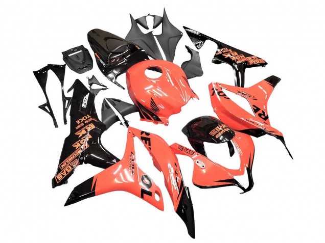 Carenados Moto Honda CBR600RR 2007-2008 - Naranja Negro Brillante Repsol
