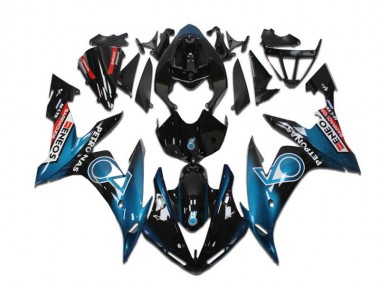 Carenados Moto Yamaha YZF R1 2004-2006 - Azul Verdoso Negro Brillante Rojo Petronas ENEOS