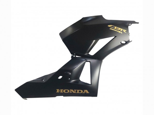 Carenados Moto Honda CBR600RR 2013-2023 - Negro Mate Oro Calcomanías