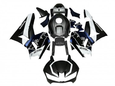 Carenados Moto Honda CBR600RR 2013-2023 - Negro FibraCarbono Blanco Azul Rojo Bull