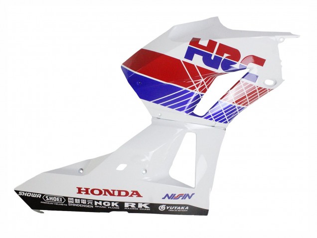 Carenado Moto Honda CBR600RR 2013-2023 - Blanco Rojo Azul HRC