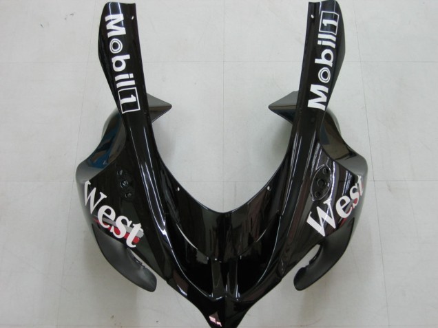 Carenados Moto Kawasaki ZX10R 2004-2005 - Blanco Negro West Ninja