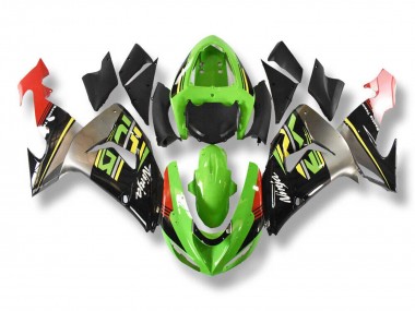 Carenados Moto Kawasaki ZX10R 2006-2007 - Verde Gris Rojo Negro Amarillo