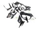 Carenados Moto Kawasaki ZX10R 2008-2010 - Negro Brillante Blanco Verde Monstruo Elf