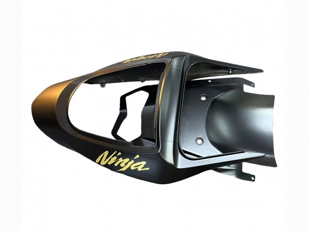 Carenados Moto Kawasaki ZX6R 2003-2004 - Negro Mate Oro 636