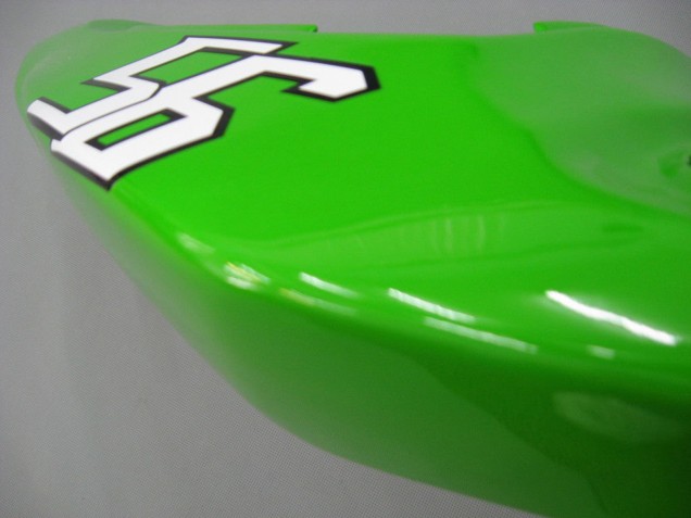 Carenados Moto Kawasaki ZX6R 2003-2004 - Verde Blanco Negro Elf Bridgestone