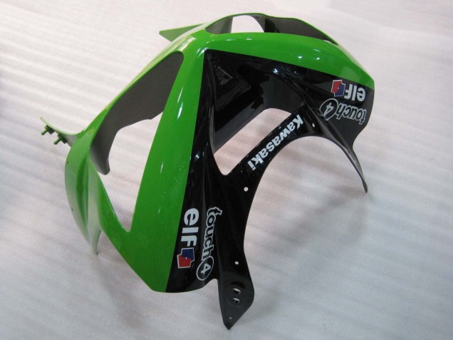 Carenados Moto Kawasaki ZX6R 2003-2004 - Verde Negro Elf Bridgestone
