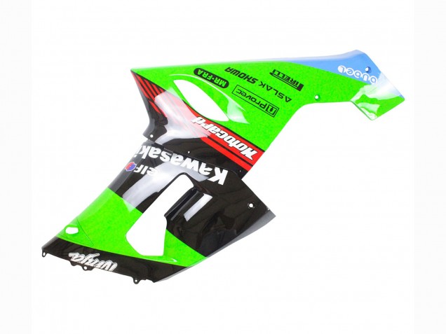 Carenados Moto Kawasaki ZX6R 2005-2006 - Verde Rojo Negro Elf 66