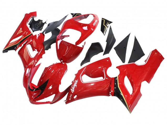 Carenados Moto Kawasaki ZX6R 2005-2006 - Rojo Amarillo Negro