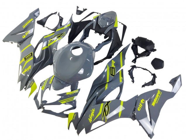 Carenados Moto Kawasaki ZX6R 2019-2022 - Nardo Gris Amarillo