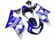 Carenados Moto Suzuki GSXR1000 2000-2002 - Azul Blanco Plata Castrol Dunlop