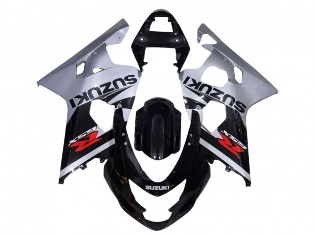 Carenados Moto Suzuki GSXR 600 / GSXR 750 2001-2003 - Plata Negro Brillante Rojo