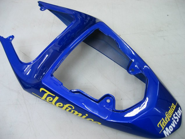 Carenados Moto Suzuki GSXR 600 / GSXR 750 2004-2005 - Azul Blanco Amarillo Verde Telefonica Motul MoviStar