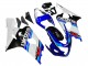 Carenado Moto Suzuki GSXR 600 / GSXR 750 2004-2005 - Blanco Azul Negro Rojo