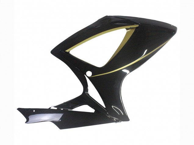 Carenados Moto Suzuki GSXR 600 / GSXR 750 2006-2007 - Negro Brillante Oro Raya