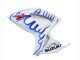 Carenados Moto Suzuki GSXR 600 / GSXR 750 2006-2007 - Blanco Azul Llama