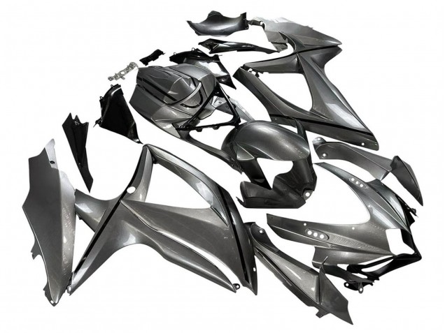 Carenados Moto Suzuki GSXR 600 / GSXR 750 2008-2010 - Gris Mate Negro