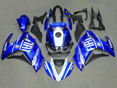 Carenados Moto Yamaha YZF R3/R25 2015-2018 - Azul Blanco Fiat