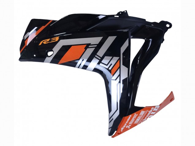 Carenados Moto Yamaha YZF R3/R25 2015-2018 - Azul Naranja Plata Yamalube